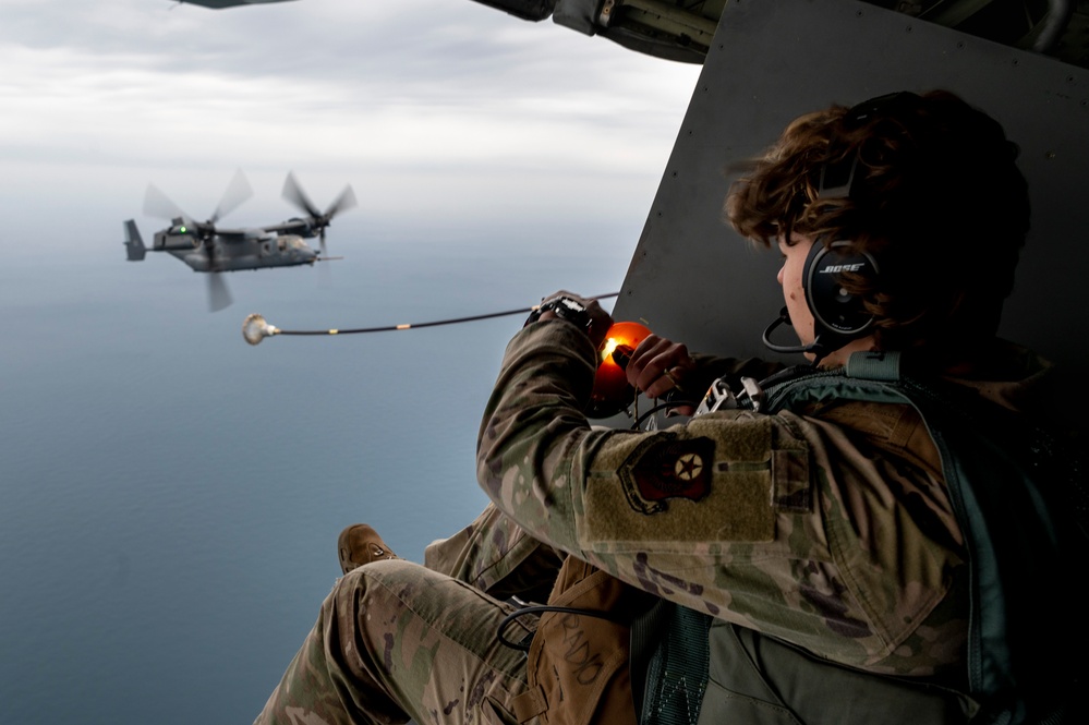 Freedom Shield 23 CV-22 Osprey Refueling