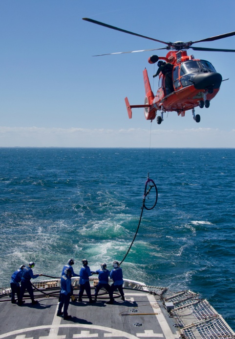 USCGC Vigorous conducts training underway