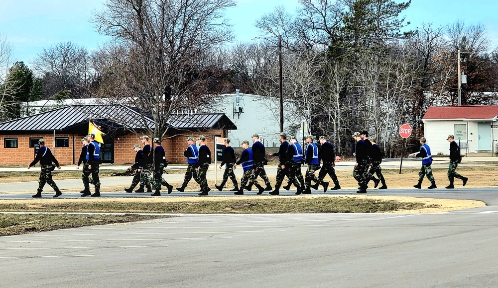 Wisconsin Challenge Academy cadets conduct training at Fort McCoy