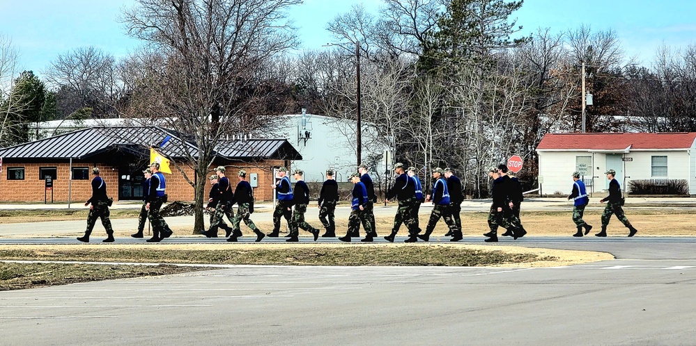 Wisconsin Challenge Academy cadets conduct training at Fort McCoy