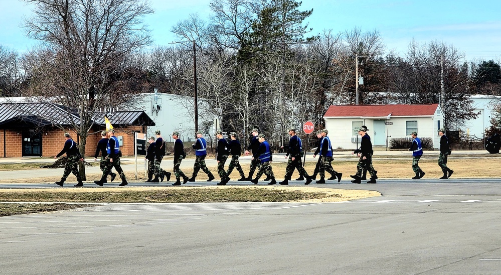 Wisconsin Challenge Academy cadets conduct training at Fort McCoy