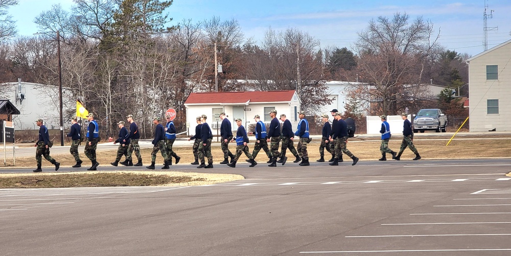 Wisconsin Challenge Academy cadets conduct training at Fort McCoy