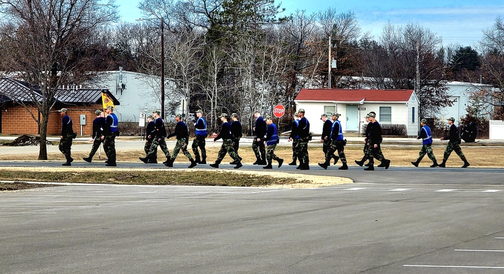 Wisconsin Challenge Academy cadets conduct training at Fort McCoy