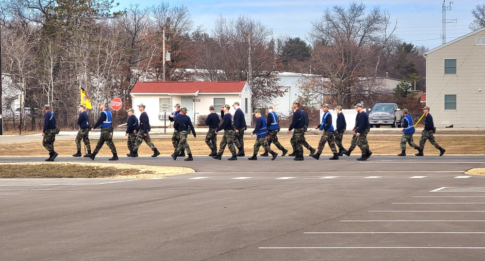 Wisconsin Challenge Academy cadets conduct training at Fort McCoy