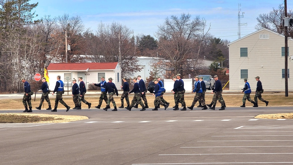 Wisconsin Challenge Academy cadets conduct training at Fort McCoy