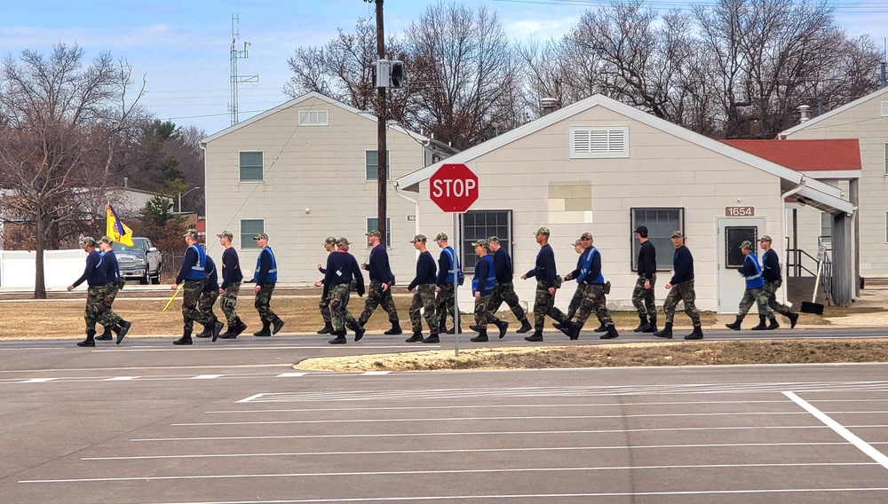 Wisconsin Challenge Academy cadets conduct training at Fort McCoy