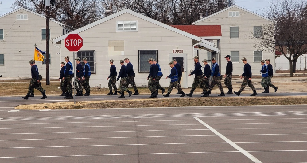 Wisconsin Challenge Academy cadets conduct training at Fort McCoy