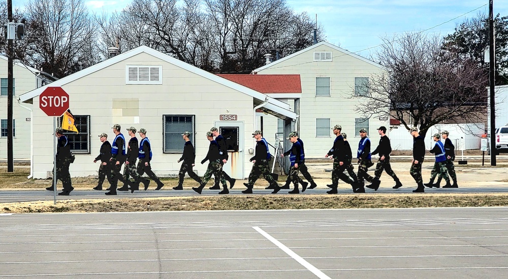 Wisconsin Challenge Academy cadets conduct training at Fort McCoy