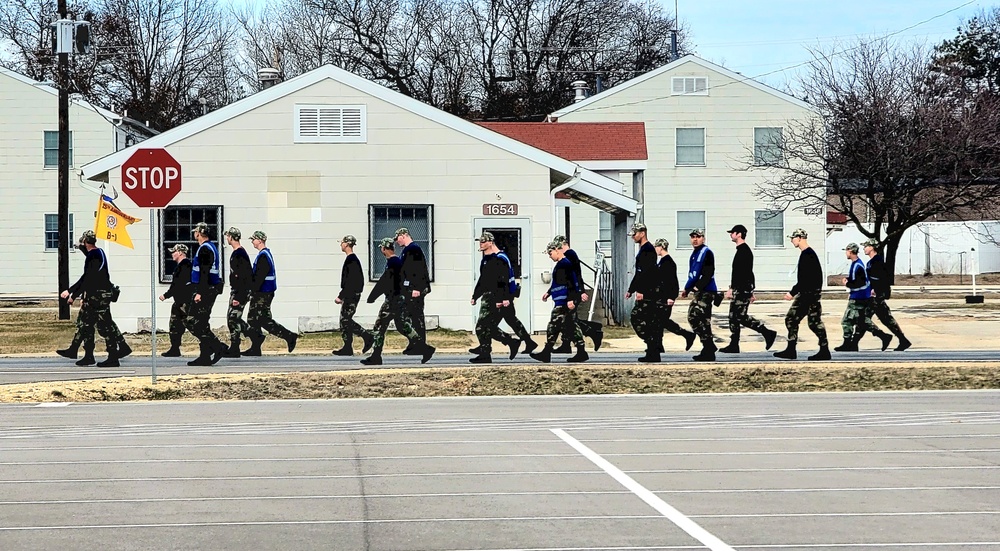 Wisconsin Challenge Academy cadets conduct training at Fort McCoy