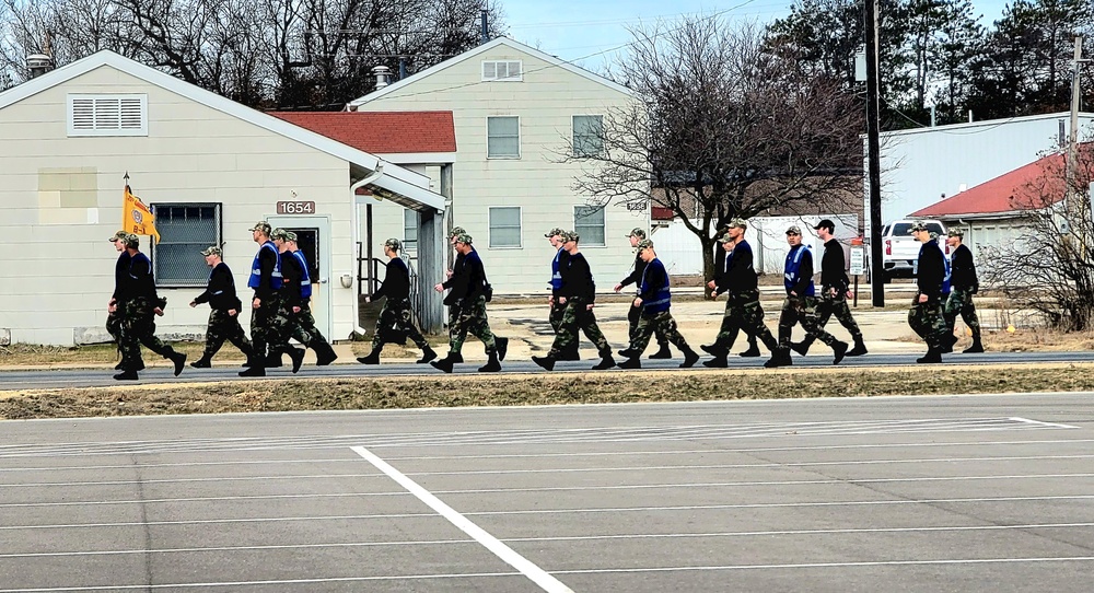 Wisconsin Challenge Academy cadets conduct training at Fort McCoy