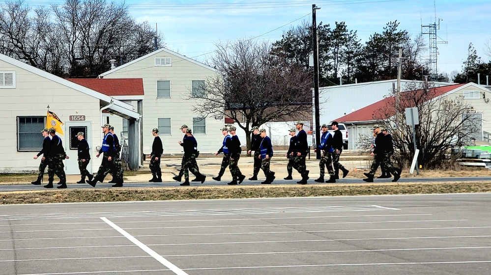 Wisconsin Challenge Academy cadets conduct training at Fort McCoy