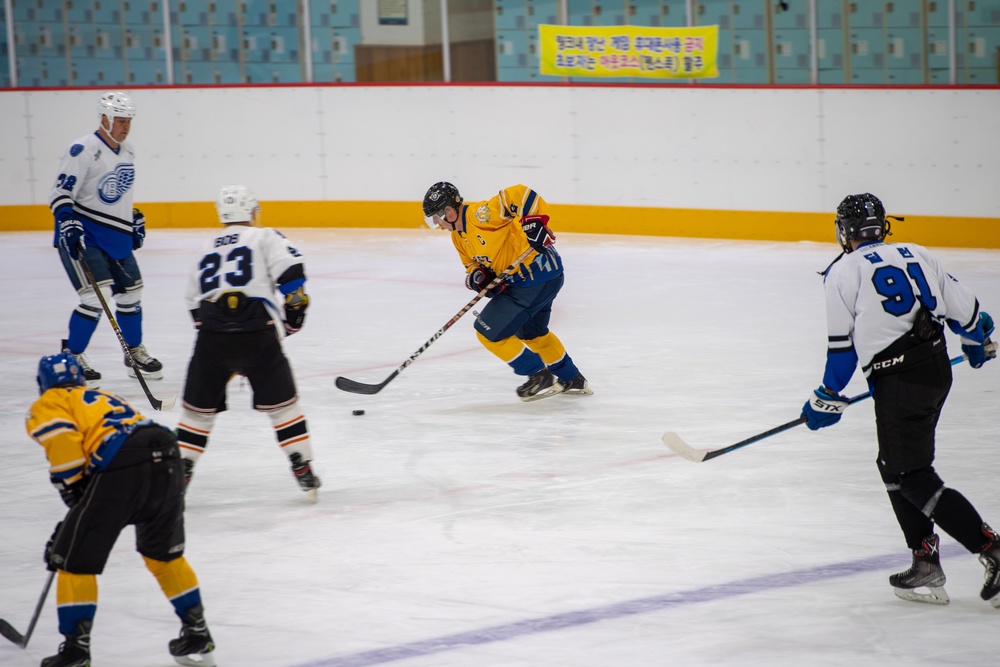 Nimitz Sailors Play Hockey