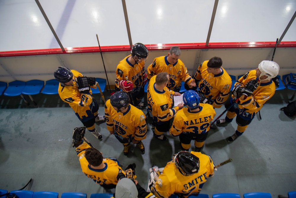 Nimitz Sailors Play Hockey