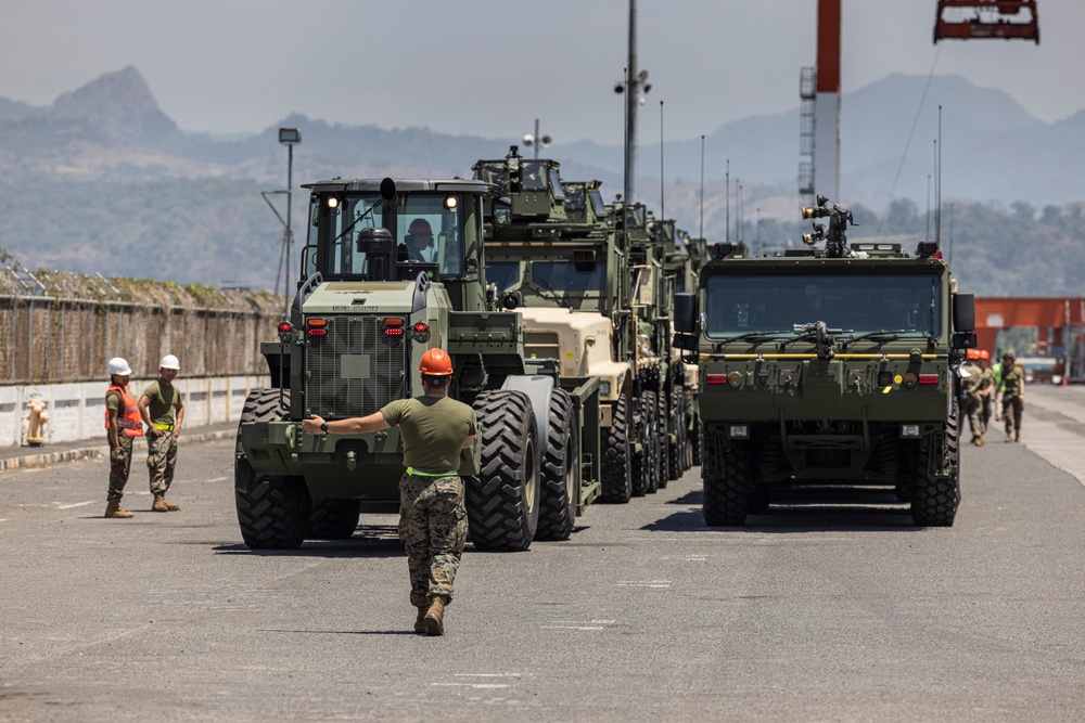 3rd LSB stages in the Unit Marshaling Area in Preparation for Balikatan 23