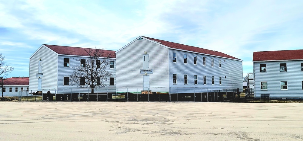 Contractor moves first two World War II-era barracks at Fort McCoy