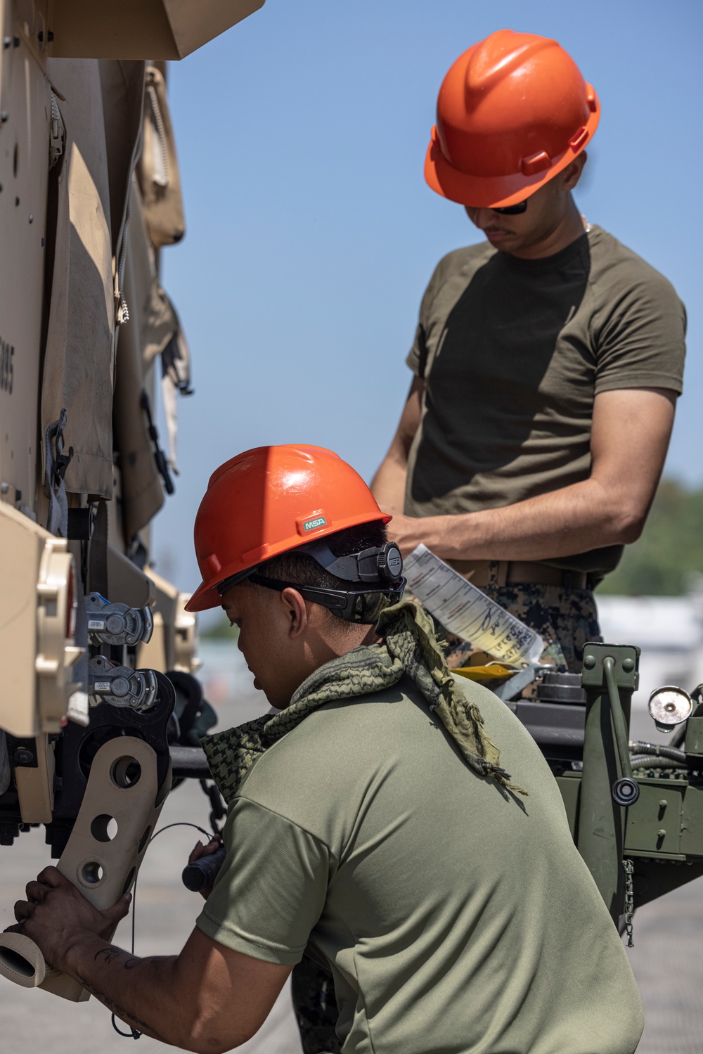 3rd LSB stages in the Unit Marshaling Area in Preparation for Balikatan 23