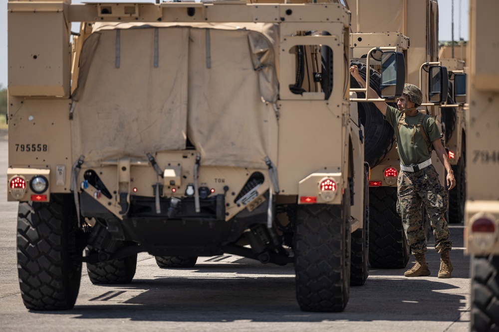 3rd LSB stages in the Unit Marshaling Area in Preparation for Balikatan 23