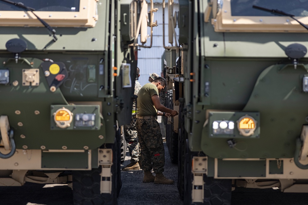 3rd LSB stages in the Unit Marshaling Area in Preparation for Balikatan 23