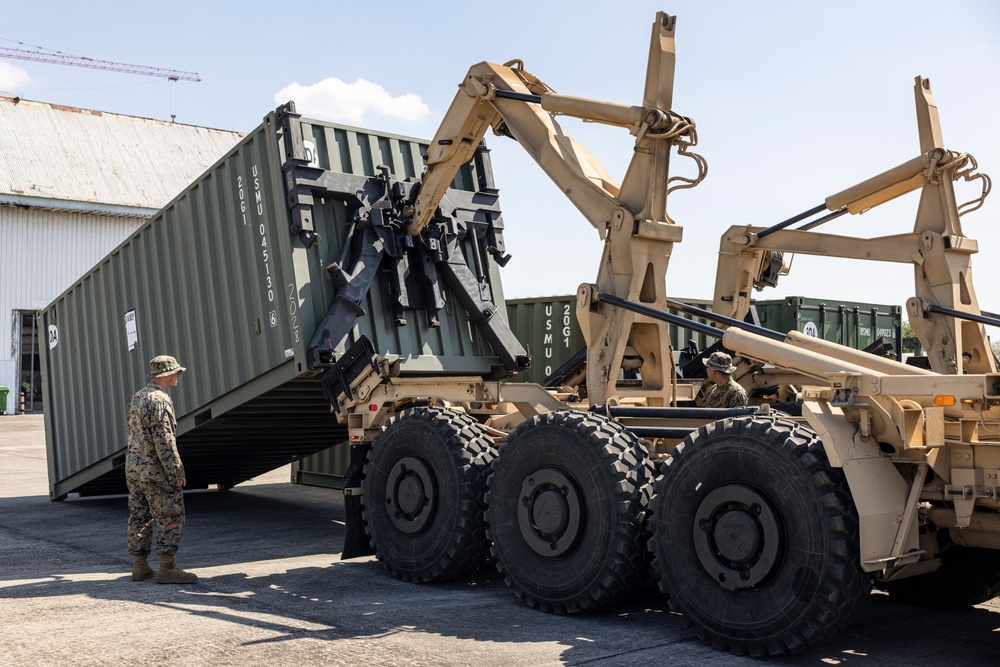 3rd LSB stages in the Unit Marshaling Area in Preparation for Balikatan 23