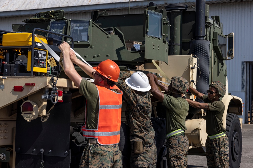 3rd LSB stages in the Unit Marshaling Area in Preparation for Balikatan 23