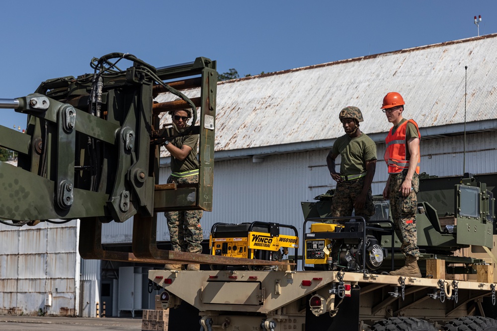 3rd LSB stages in the Unit Marshaling Area in Preparation for Balikatan 23