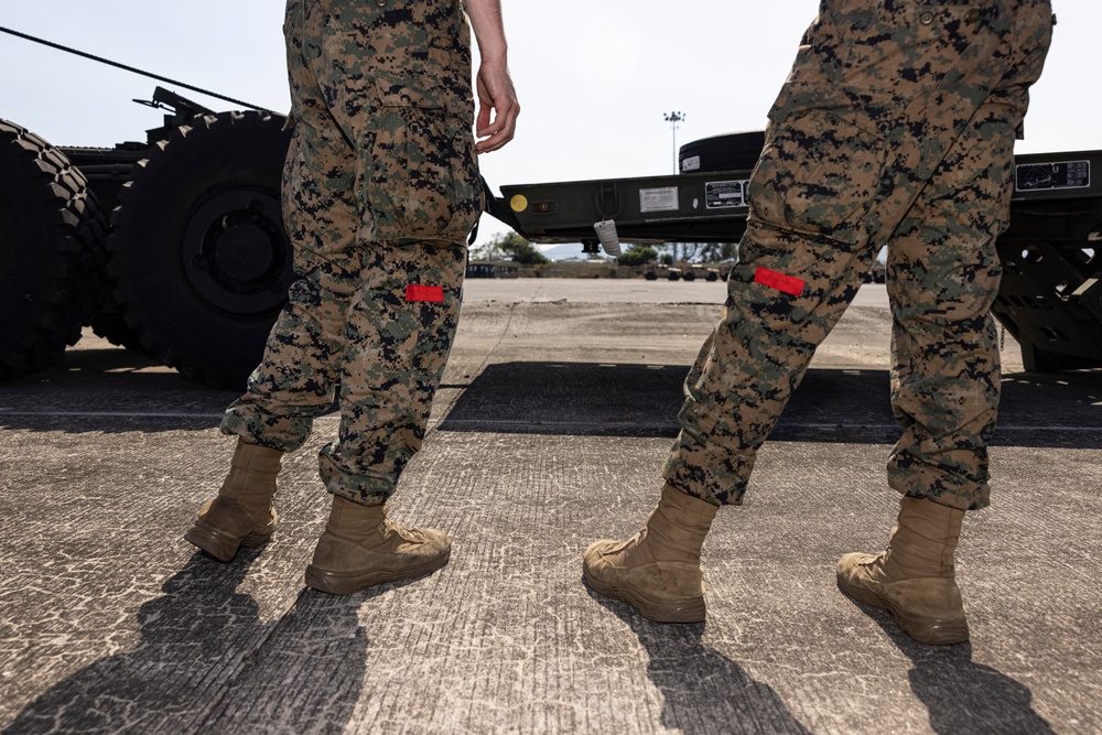 3rd LSB stages in the Unit Marshaling Area in Preparation for Balikatan 23