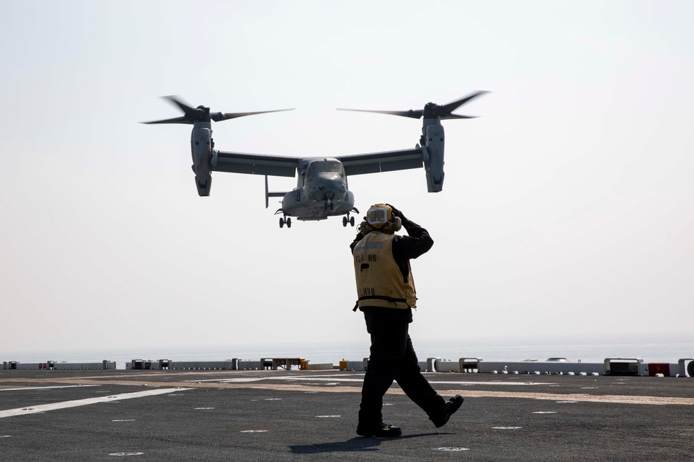 Makin Island Flight Deck Operations