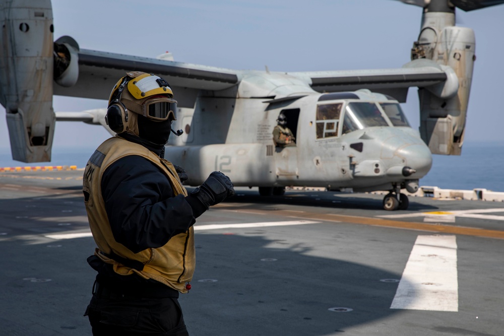 Makin Island Flight Deck Operations