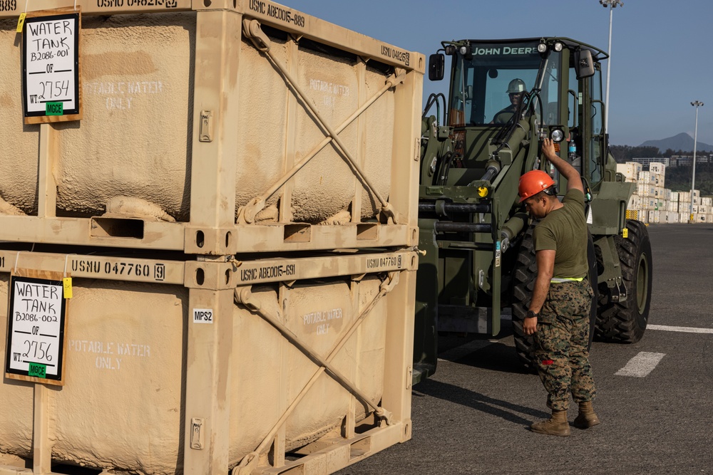 3rd LSB stages in the Unit Marshaling Area in Preparation for Balikatan 23