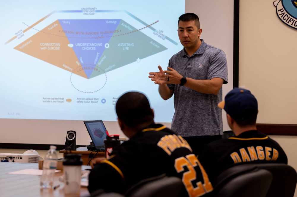 8 FW Chapel ASIST’s Gwangju Airmen with suicide prevention training