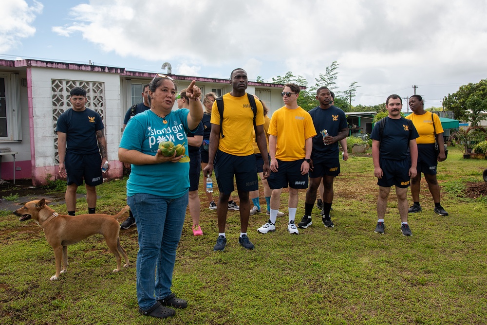 USS Ralph Johnson Volunteers in Guam