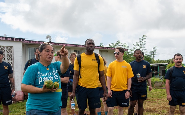 USS Ralph Johnson Volunteers in Guam
