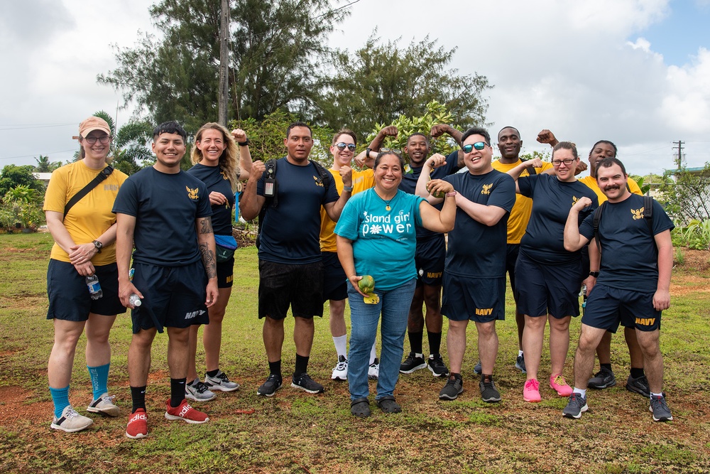 USS Ralph Johnson Volunteers in Guam