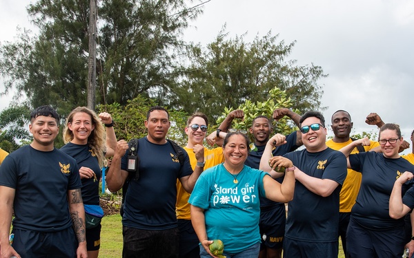 USS Ralph Johnson Volunteers in Guam