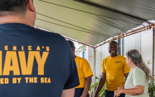 USS Ralph Johnson Volunteers in Guam