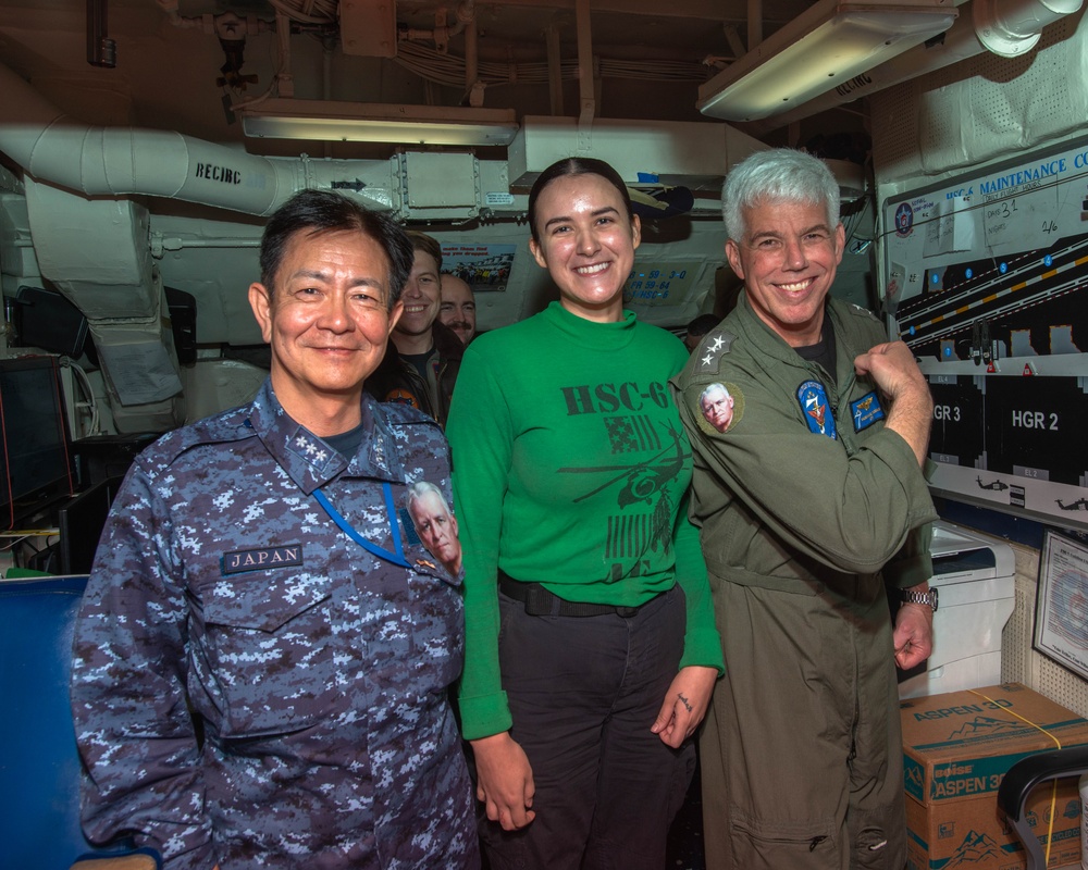 7th Fleet Visits Nimitz