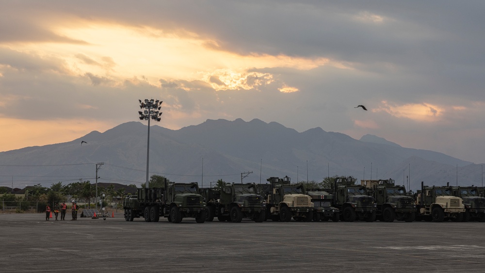 3rd LSB stages in the Unit Marshaling Area in Preparation for Balikatan 23