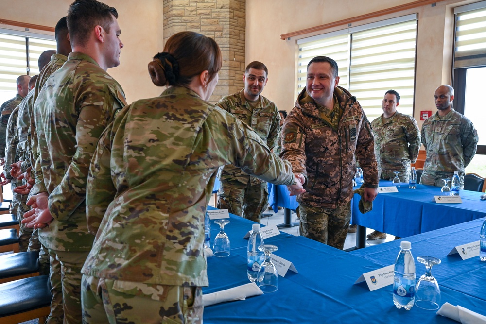 Ukraine CMSAF visits Spangdahlem