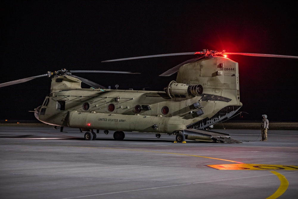 Task Force Desert Knights Provide a Lift for Latvia National Guard During Crystal Arrow 2023