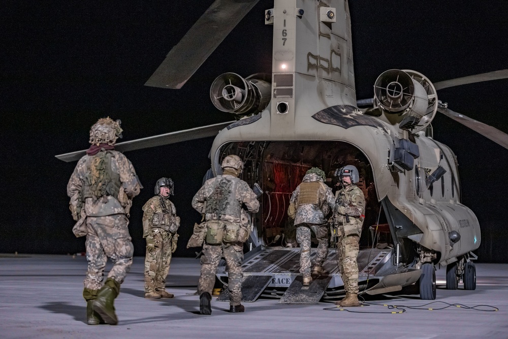 Task Force Desert Knights Provide a Lift for Latvia National Guard During Crystal Arrow 2023