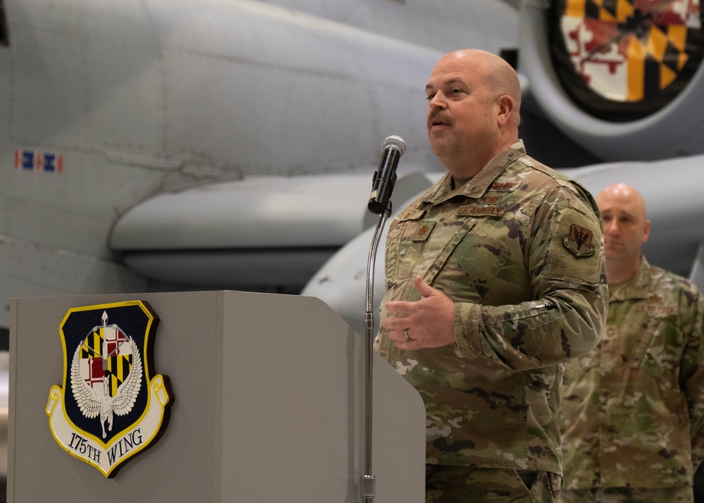 175th Aircraft Maintenance Squadron and 175th Maintenance Squadron change of command