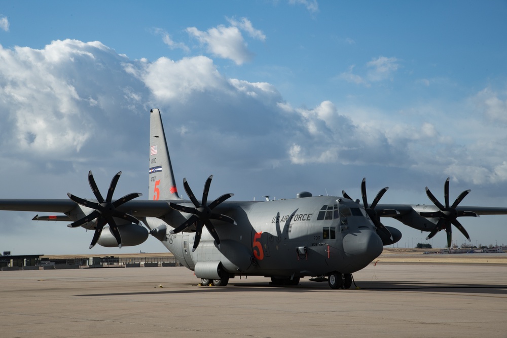 C-130H With NP2000 Propeller Upgrade at Peterson Space Force Base