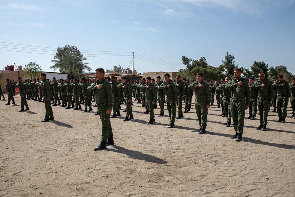 Asayish, Coalition graduate 150 law enforcement guards
