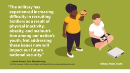 Military health experts highlight need for U.S. youth to maintain healthy weight