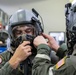 109th AFE practices utilizing chemical warfare equipment