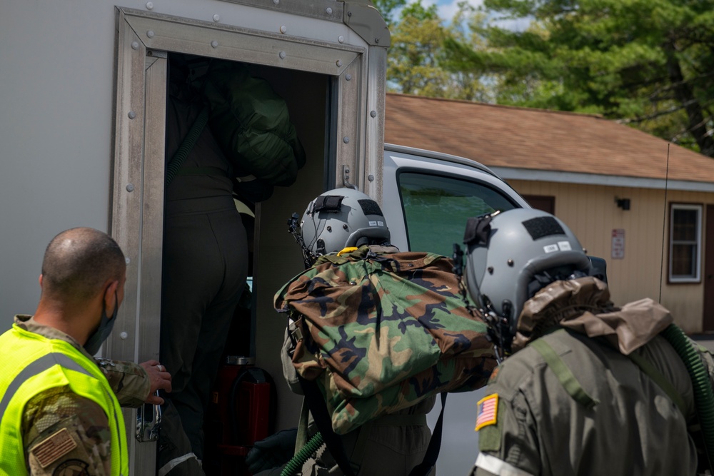 109th AFE practice utilizing chemical warfare equipment