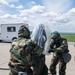 109th AFE practice utilizing chemical warfare equipment