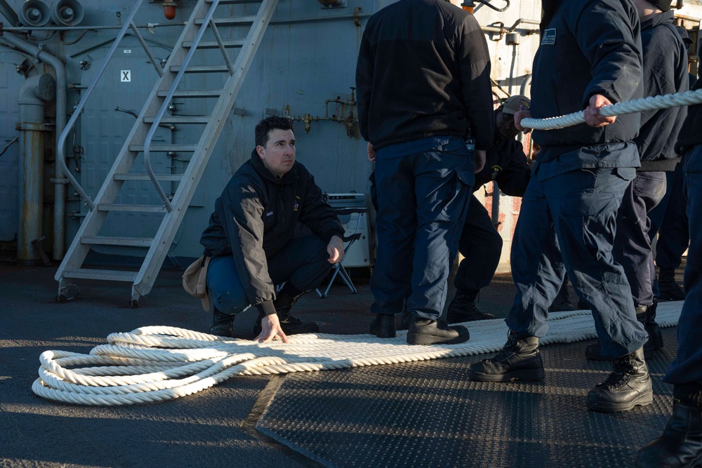 USS Normandy Returns to Home Port