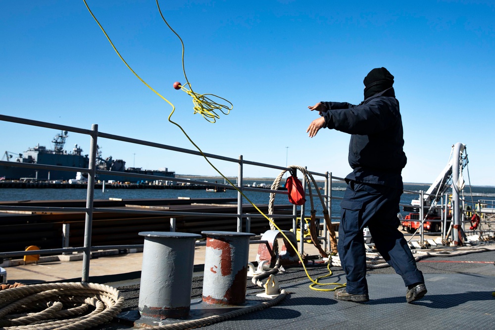 USS Normandy Returns to Home Port