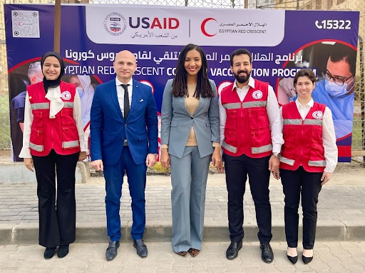 Egypt - January 2023 - Deputy Administrator Adams-Allen`s visit to Egyptian Red Crescent - Credit: USAID/Ashley Thoet